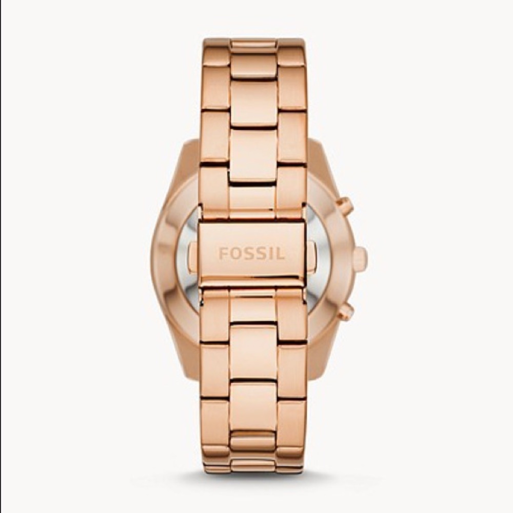 Fossil Hybrid Smartwatch Scarlette Rose Gold Watch - Picture 4 of 8